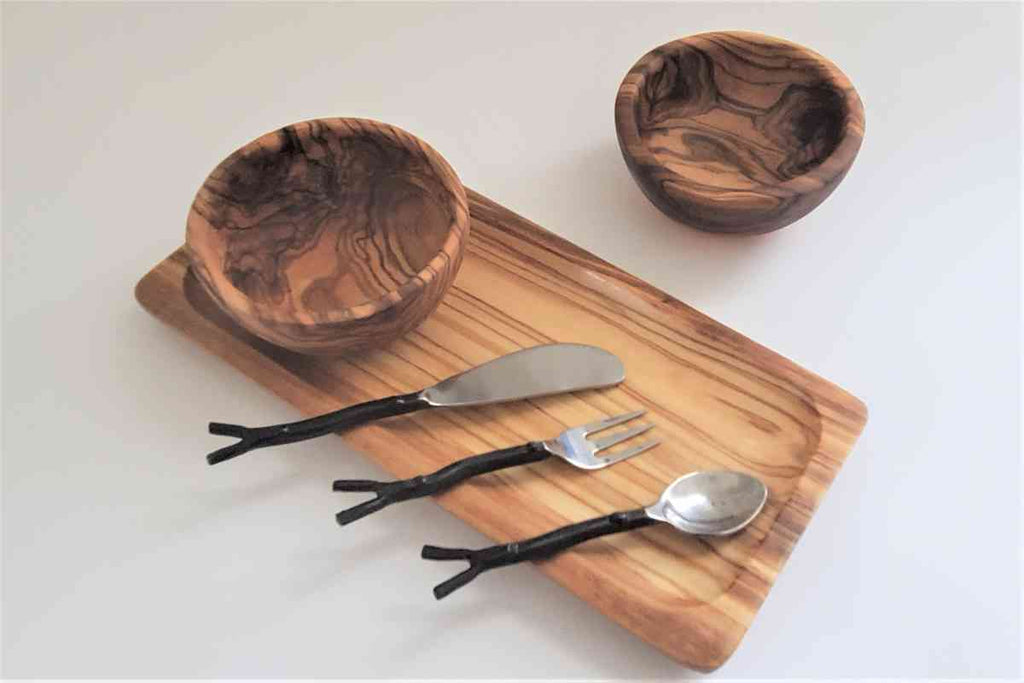 Mini Bowl Olive Wood 3-7/8"