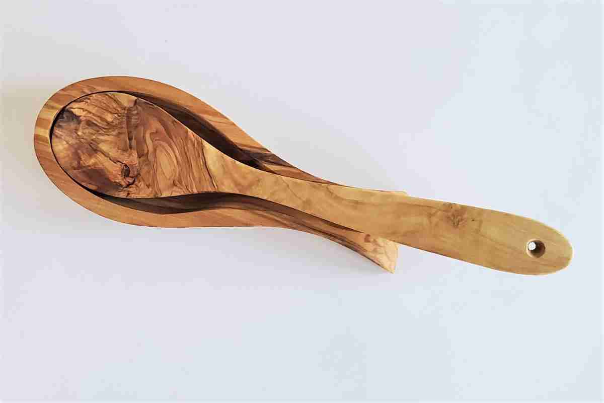 Olive Wood Spoon Rest