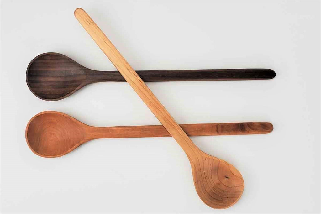 Wooden Spoon Long Handle 14"