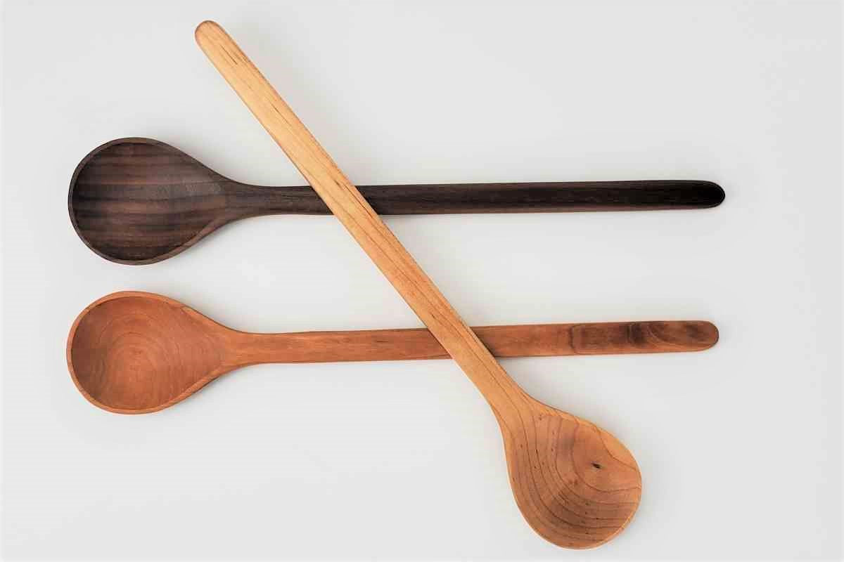 Wooden Spoon Long Handle 14"