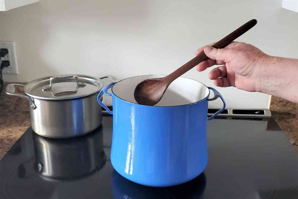 Wooden Spoon Long Handle 14"