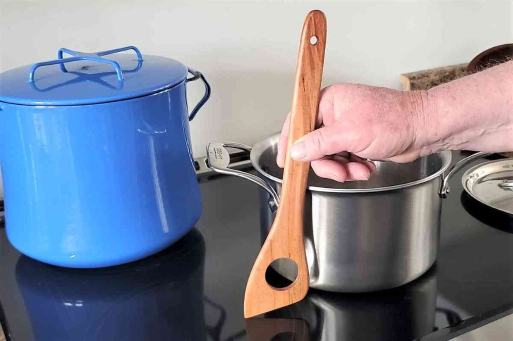 Wooden Spatula for Perfect Rice, Chunky Sauces