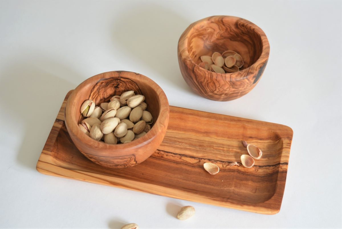 Mini Bowl Olive Wood 3-7/8"