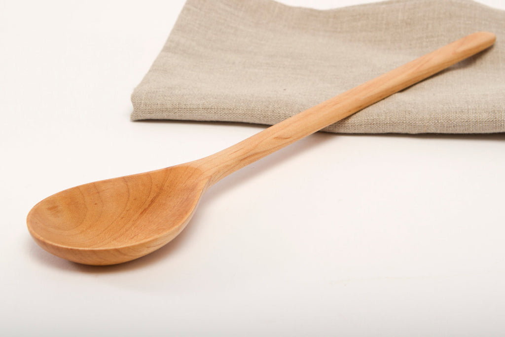 Wooden Spoon Long Handle 14"