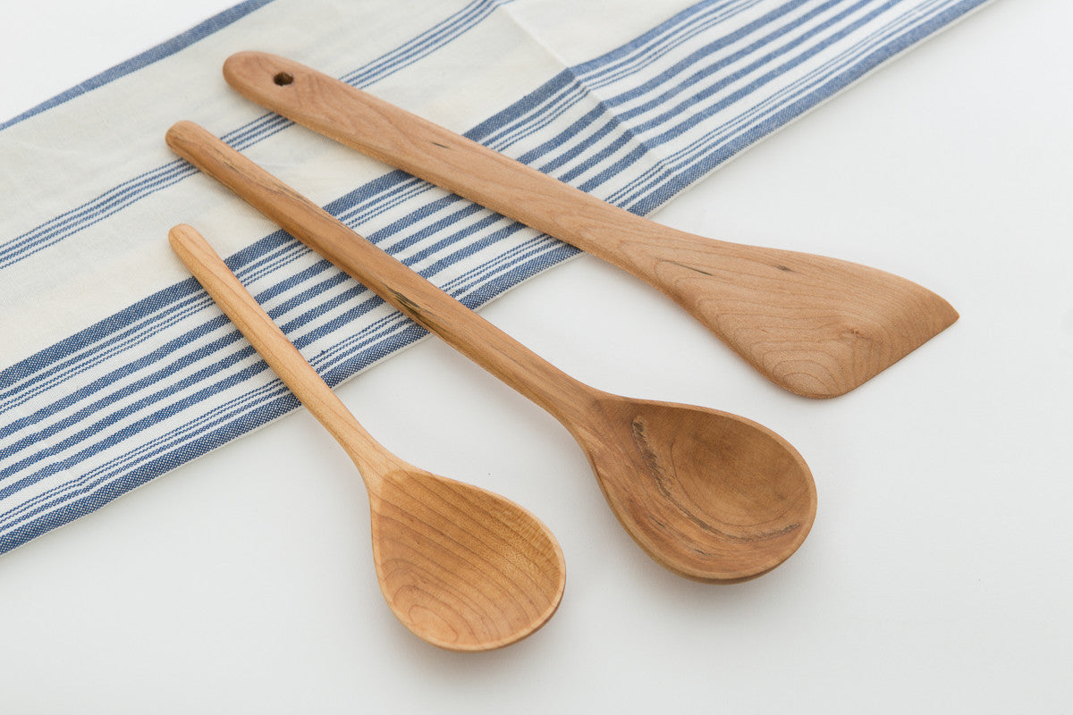 Wood Spatula & Cooking Spoons Best for Non-Stick Cookware