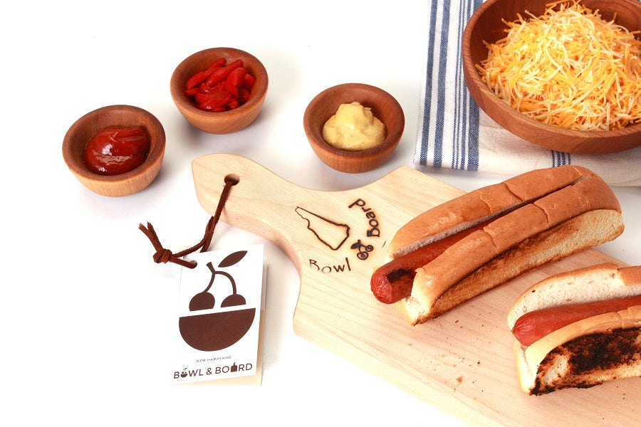 Wooden Pinch Bowls 2-1/2" Set of 6