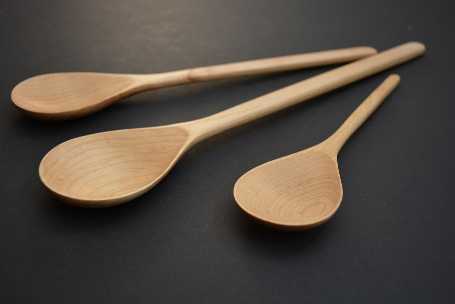 Wooden Spoon Long Handle 14"